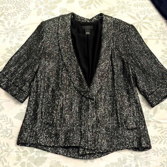 EUC J.Crew Collection Sequin Jacket, Size 2 - Picture 1 of 4